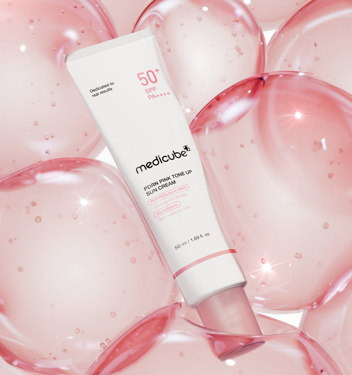 Medicube PDRN Pink Tone-Up Sun Cream — official product image