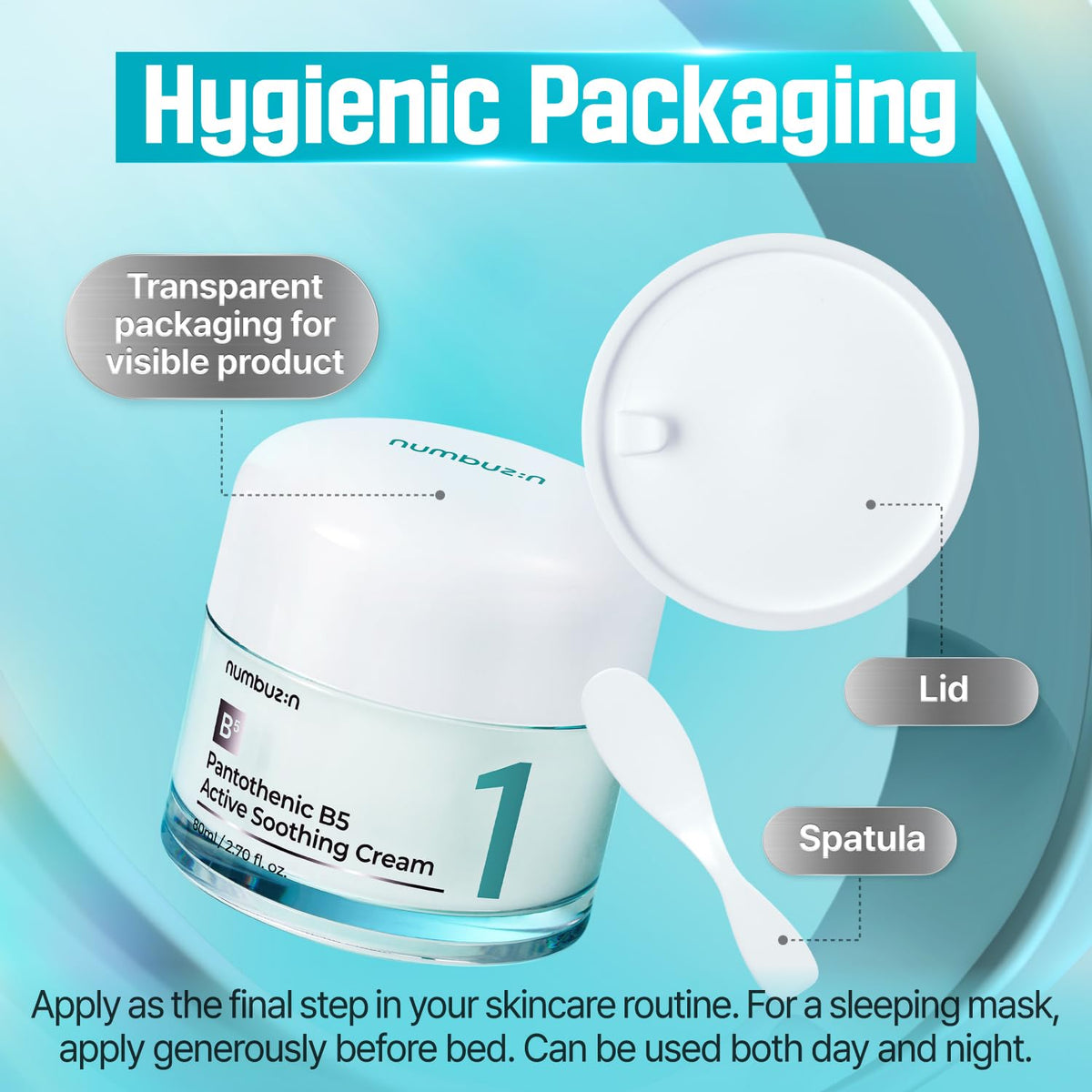 Numbuzin No.1 Pantothenic B5 Active Soothing Cream — Product detail 7