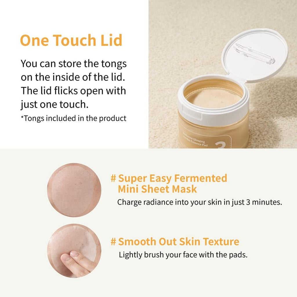 Numbuzin No.3 Radiance Glowing Jumbo Essence Pads — Product detail 9