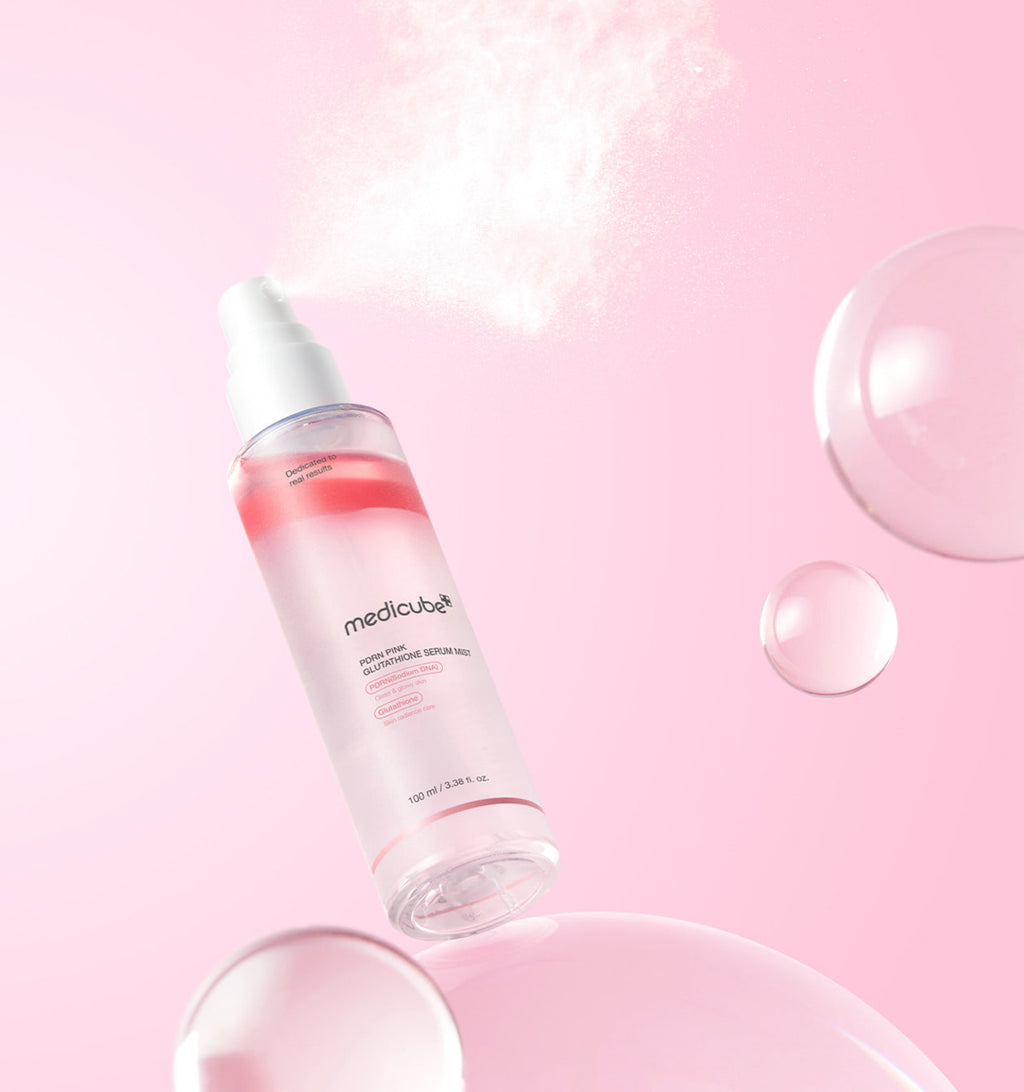 Medicube PDRN Pink Glutathione Serum Mist — official product image