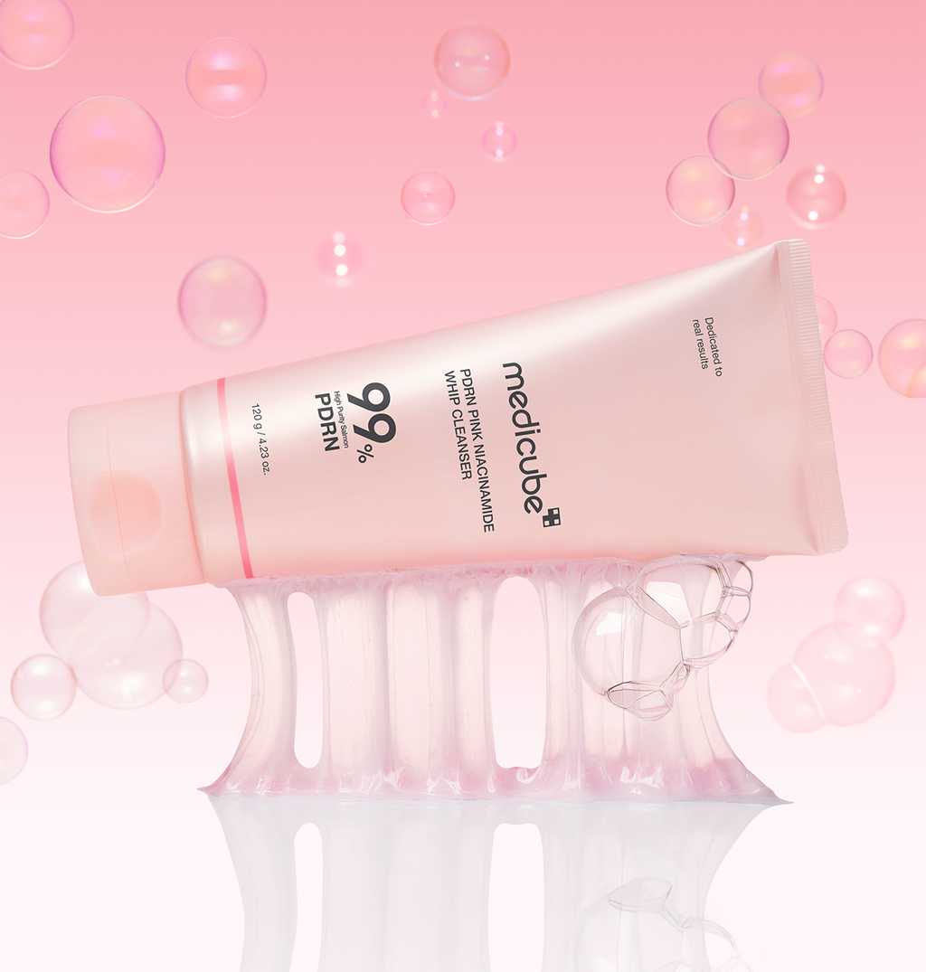 Medicube PDRN Pink Niacinamide Whip Cleanser — official gallery image 3