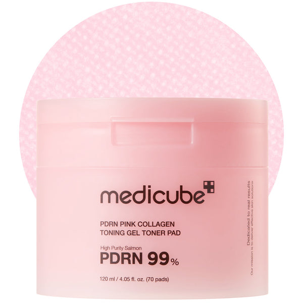 Medicube PDRN Pink Toning Gel Toner Pad — official product image