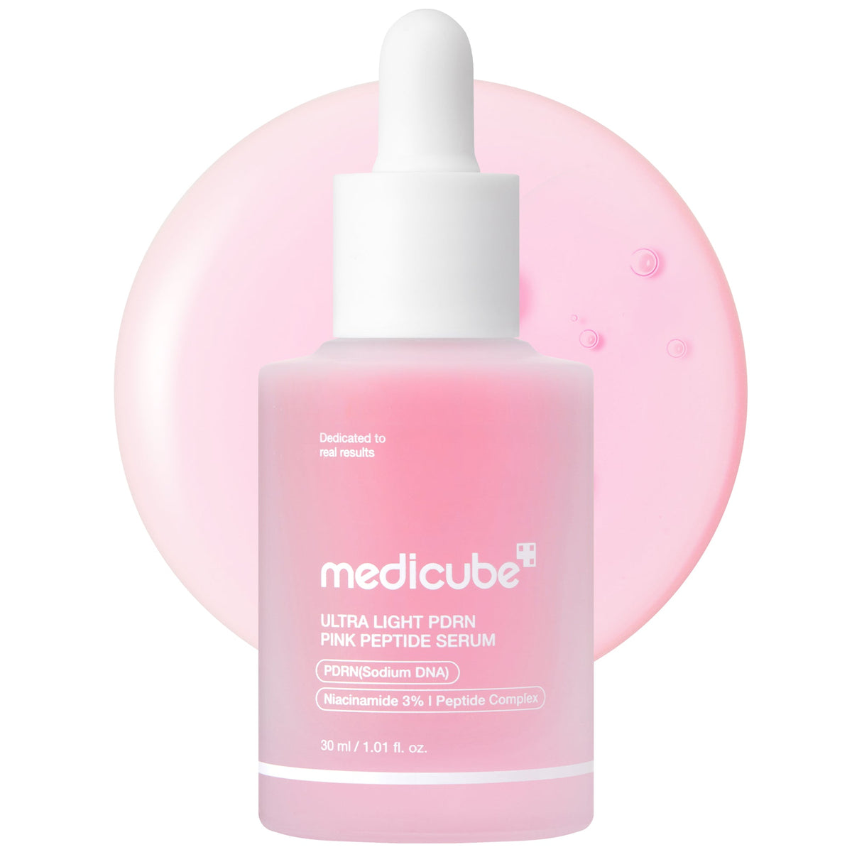 Medicube Ultra Light PDRN Pink Peptide Serum — official product image