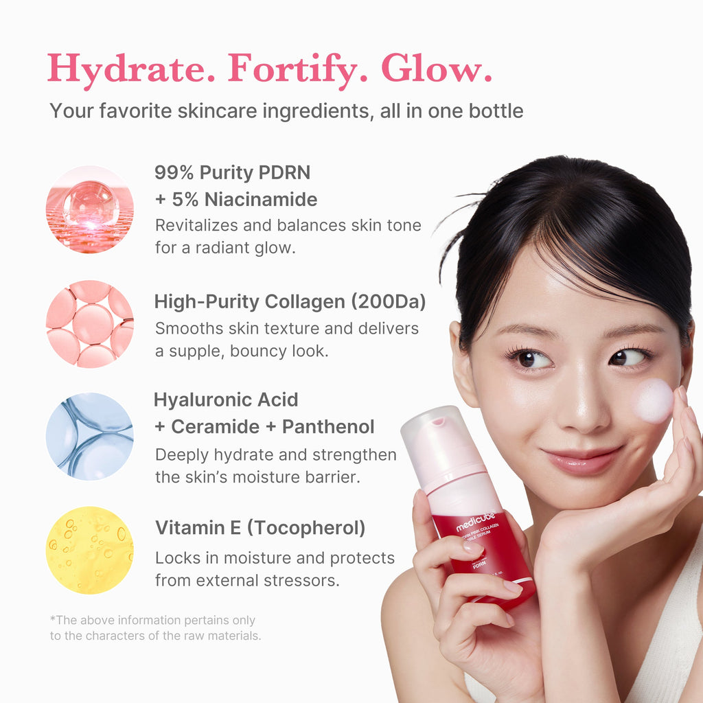 Medicube PDRN Pink Collagen Bubble Serum — official gallery image 3