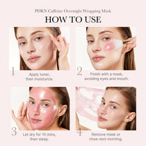 Medicube PDRN Pink Caffeine Overnight Wrapping Mask — official gallery image 4