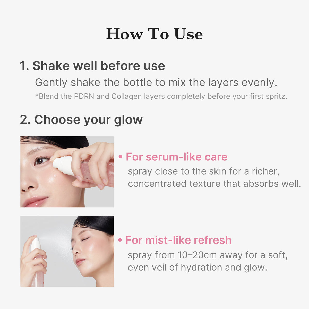 Medicube PDRN Pink Collagen Glow Jelly Mist Serum — official gallery image 6