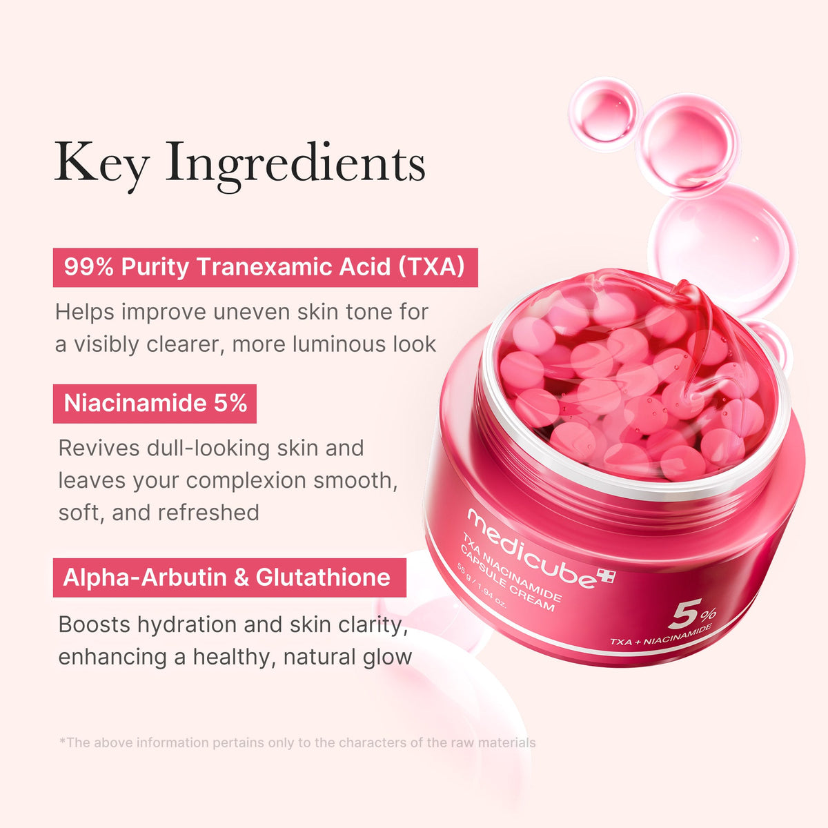Medicube TXA Niacinamide Capsule Cream — official gallery image 3