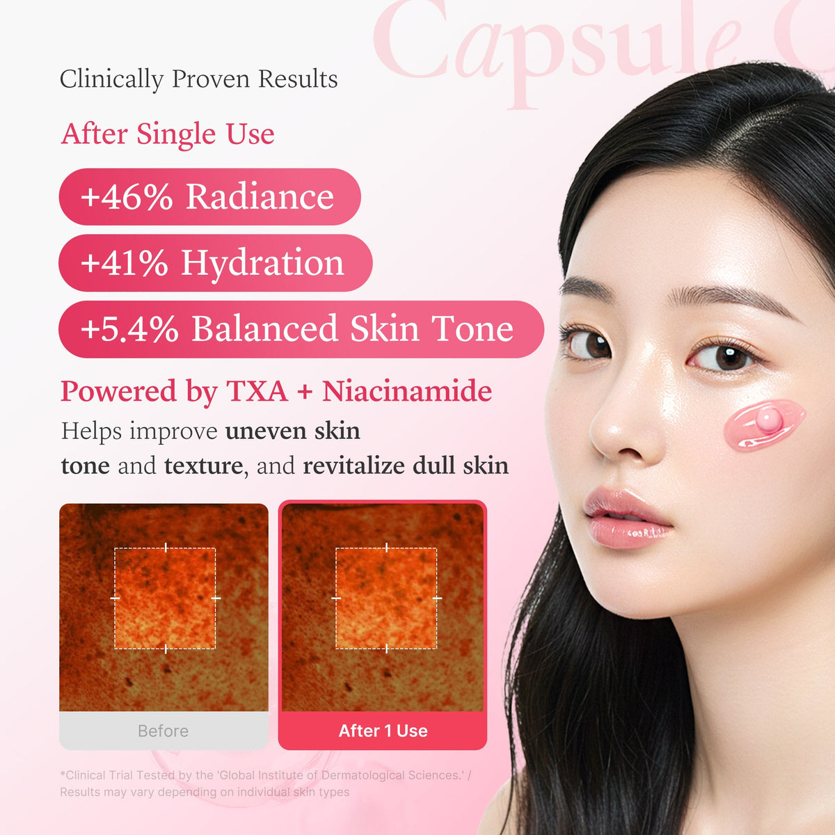 Medicube TXA Niacinamide Capsule Cream — official gallery image 4