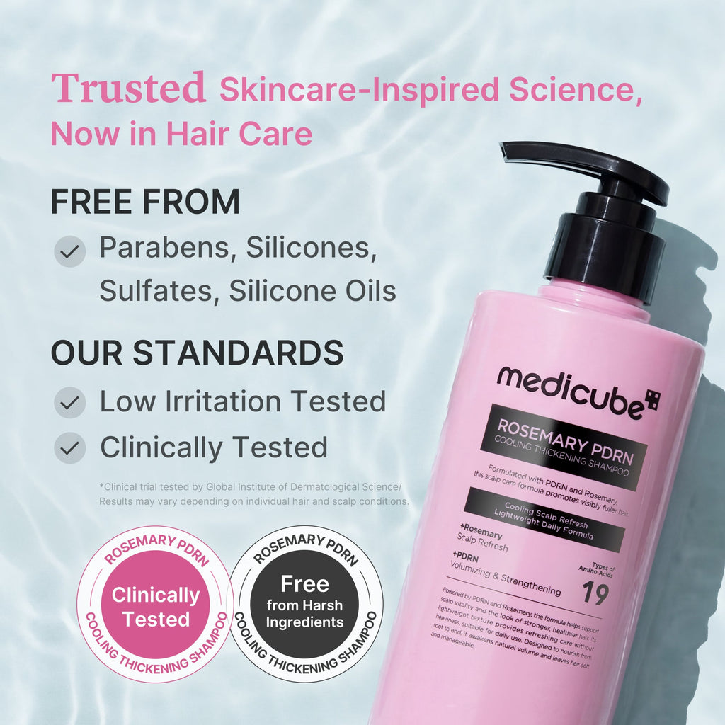 Medicube Rosemary PDRN Cooling Thickening Shampoo — official gallery image 6