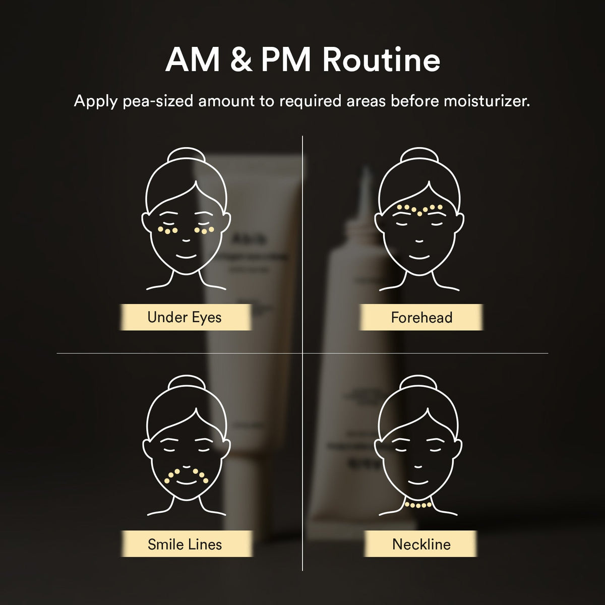 Abib Non-Animal Collagen Eye Cream Jericho Rose Tube: application areas and routine