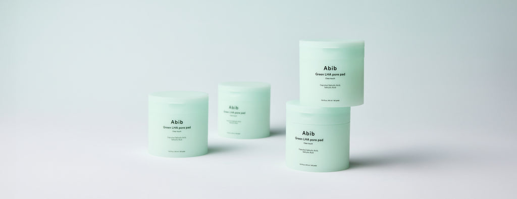 Abib Green LHA Pore Pad Clear Touch: Green LHA toner pad jars