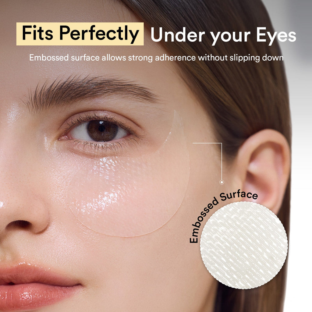 Abib Vegan Collagen Eye Patch Jericho Rose Jelly: embossed non-slip patch fit