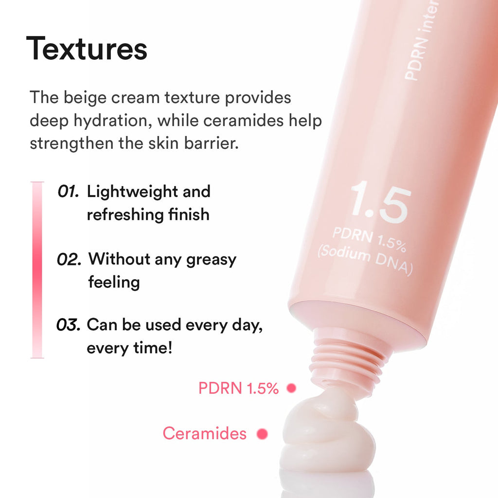 Abib PDRN Intensive Cream 1.5 Tube: cream texture and finish