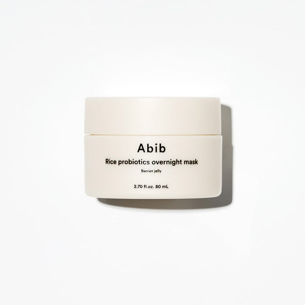 Abib Rice Probiotics Overnight Mask Barrier Jelly jar, 80 ml