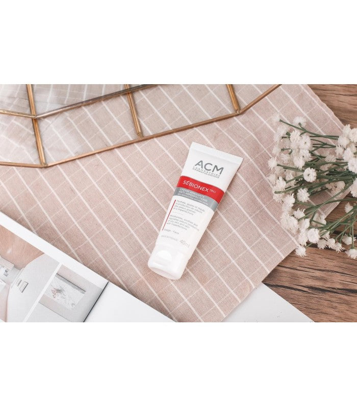 ACM Sébionex Trio Anti-Imperfection Cream: cream in a daily skincare setting