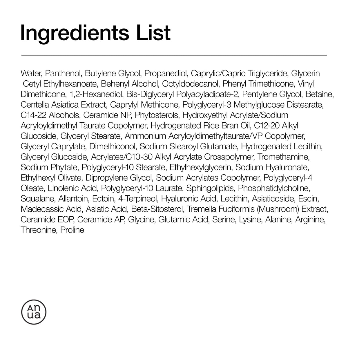 Anua 3 Ceramide Panthenol Moisture Barrier Cream: application directions