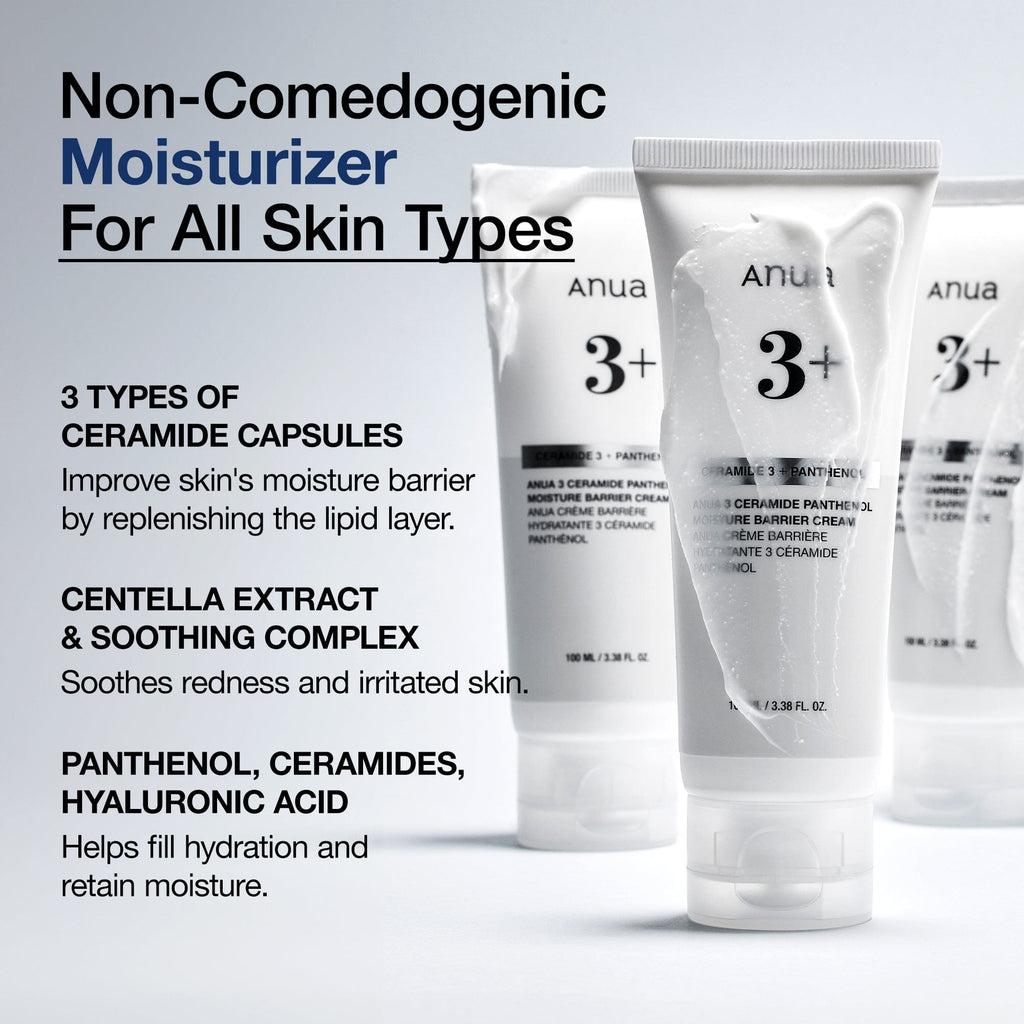 Anua 3 Ceramide Panthenol Moisture Barrier Cream: full ingredient list