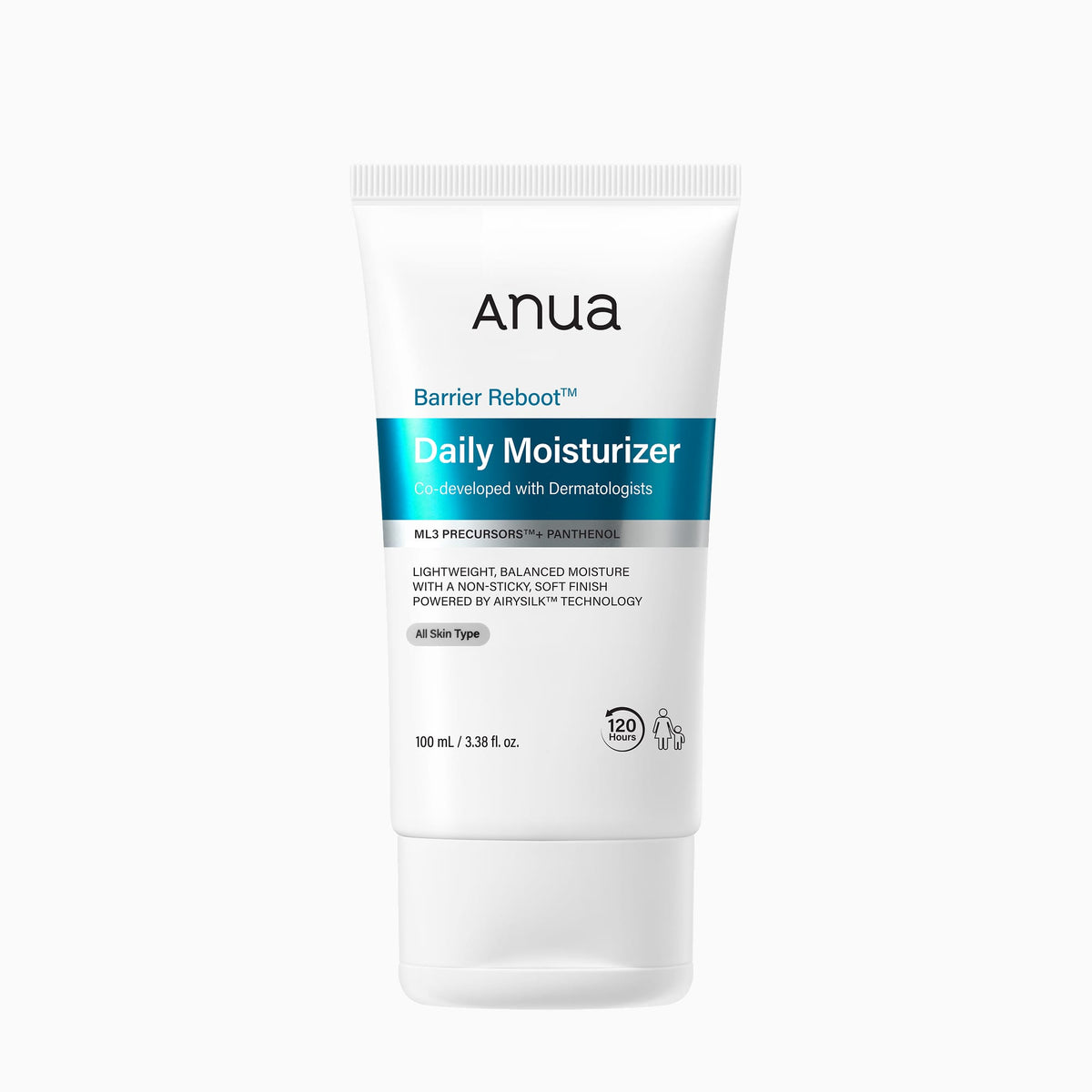 Anua Barrier Reboot Daily Moisturizer: 100 ml product packaging
