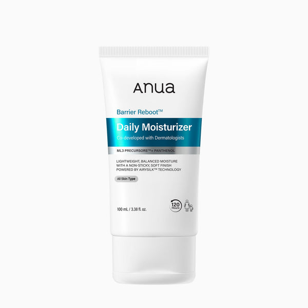 Anua Barrier Reboot Daily Moisturizer: 100 ml product packaging
