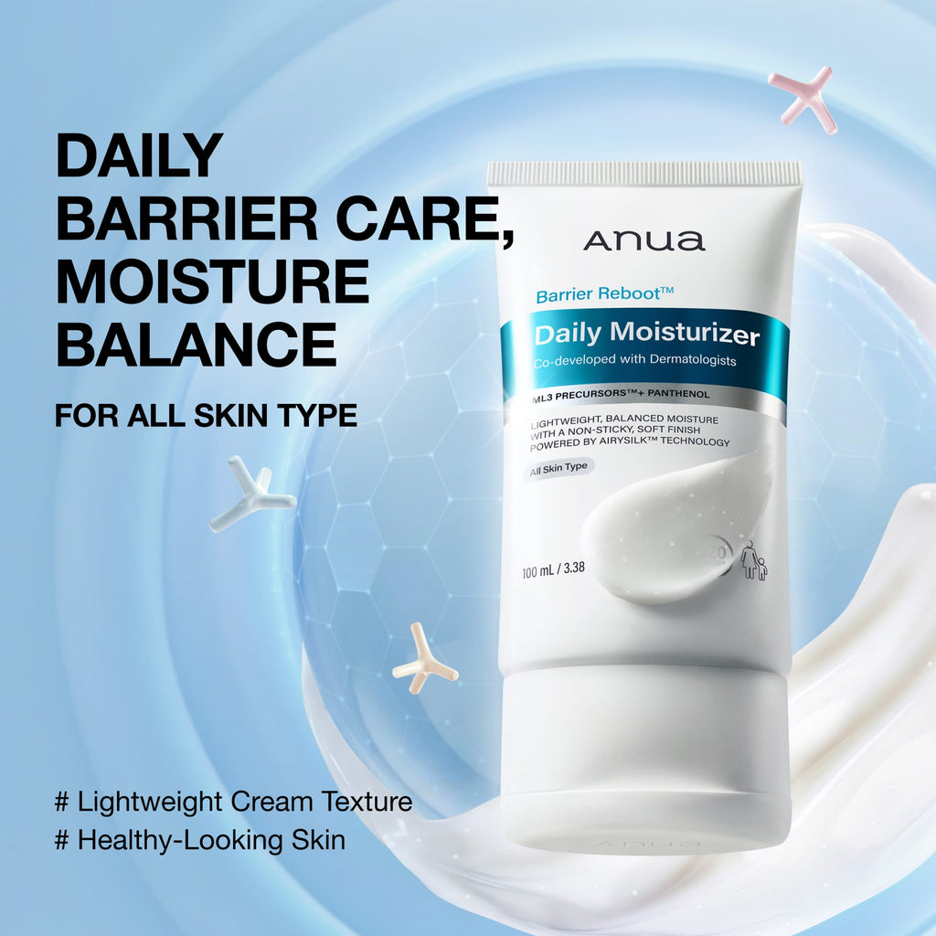 Anua Barrier Reboot Daily Moisturizer: daily barrier care overview