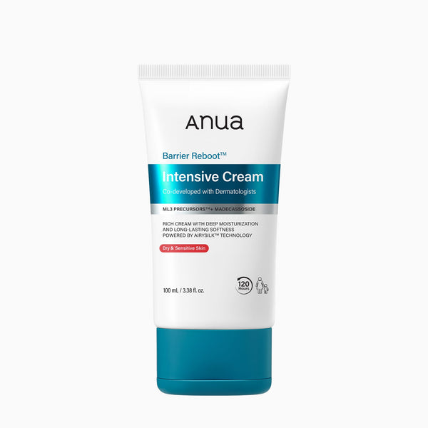 Anua Barrier Reboot Intensive Cream: 100 ml product packaging