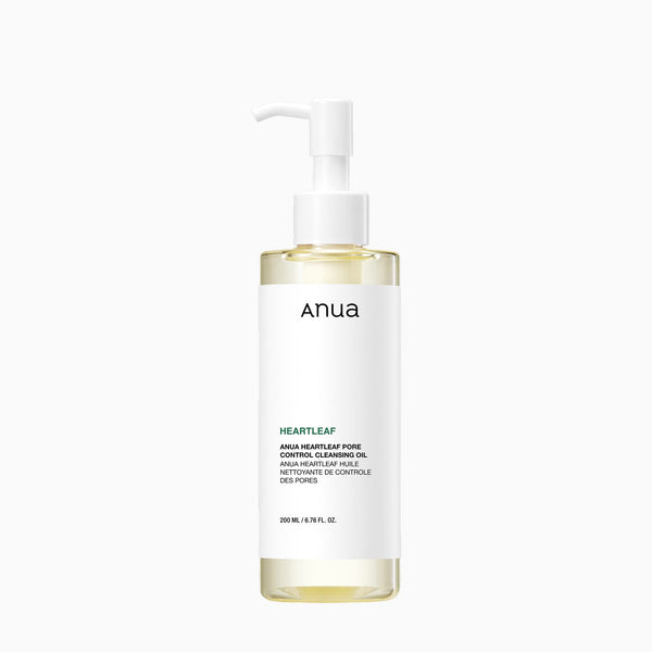 Anua Heartleaf Pore Control Cleansing Oil: 200 ml cleansing oil pump bottle