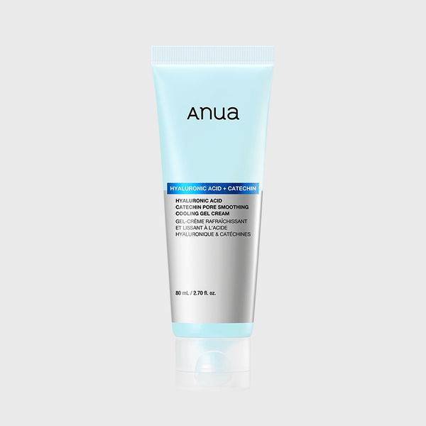 Anua Hyaluronic Acid Catechin Pore Smoothing Cooling Gel Cream 80 ml: product packaging