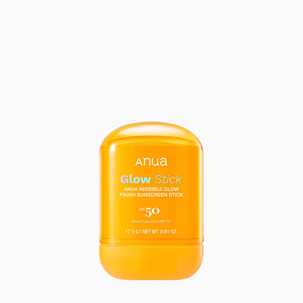 Anua Invisible Glow Finish Sunscreen Stick SPF 50+ 18 g: sunscreen stick packaging