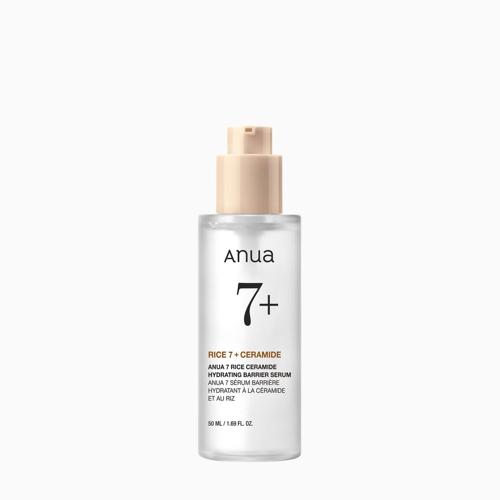 Anua Rice Ceramide 7 Hydrating Barrier Serum: 50 ml product packaging