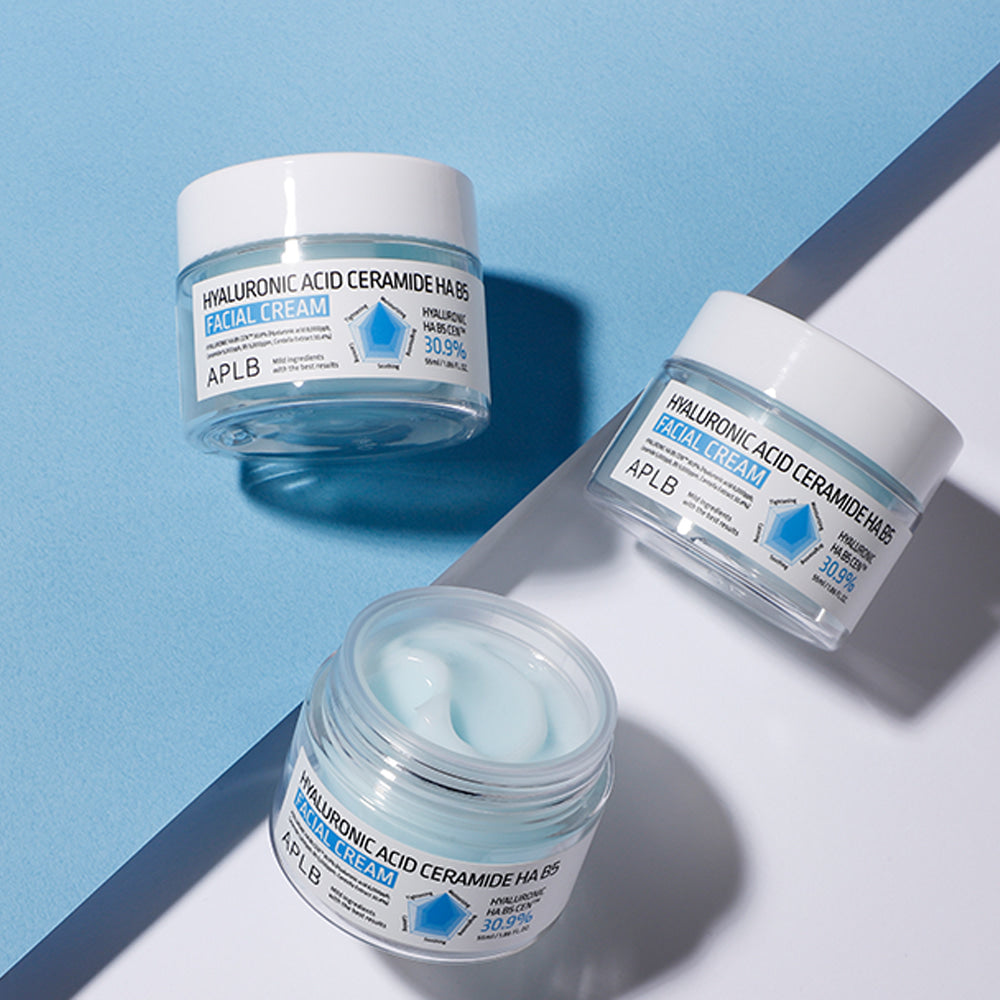 APLB Hyaluronic Acid Ceramide HA B5 Facial Cream 55 ml - official product presentation