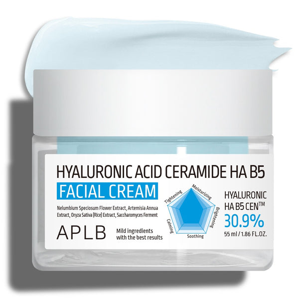 APLB Hyaluronic Acid Ceramide HA B5 Facial Cream 55 ml - front product view
