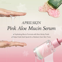 APRILSKIN Pink Aloe Mucin Serum 30 ml - product presentation 1