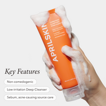 APRILSKIN Real Carrotene Acne Foam Cleanser 120 ml - product presentation 1