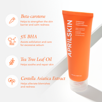 APRILSKIN Real Carrotene Acne Foam Cleanser 120 ml - product presentation 3