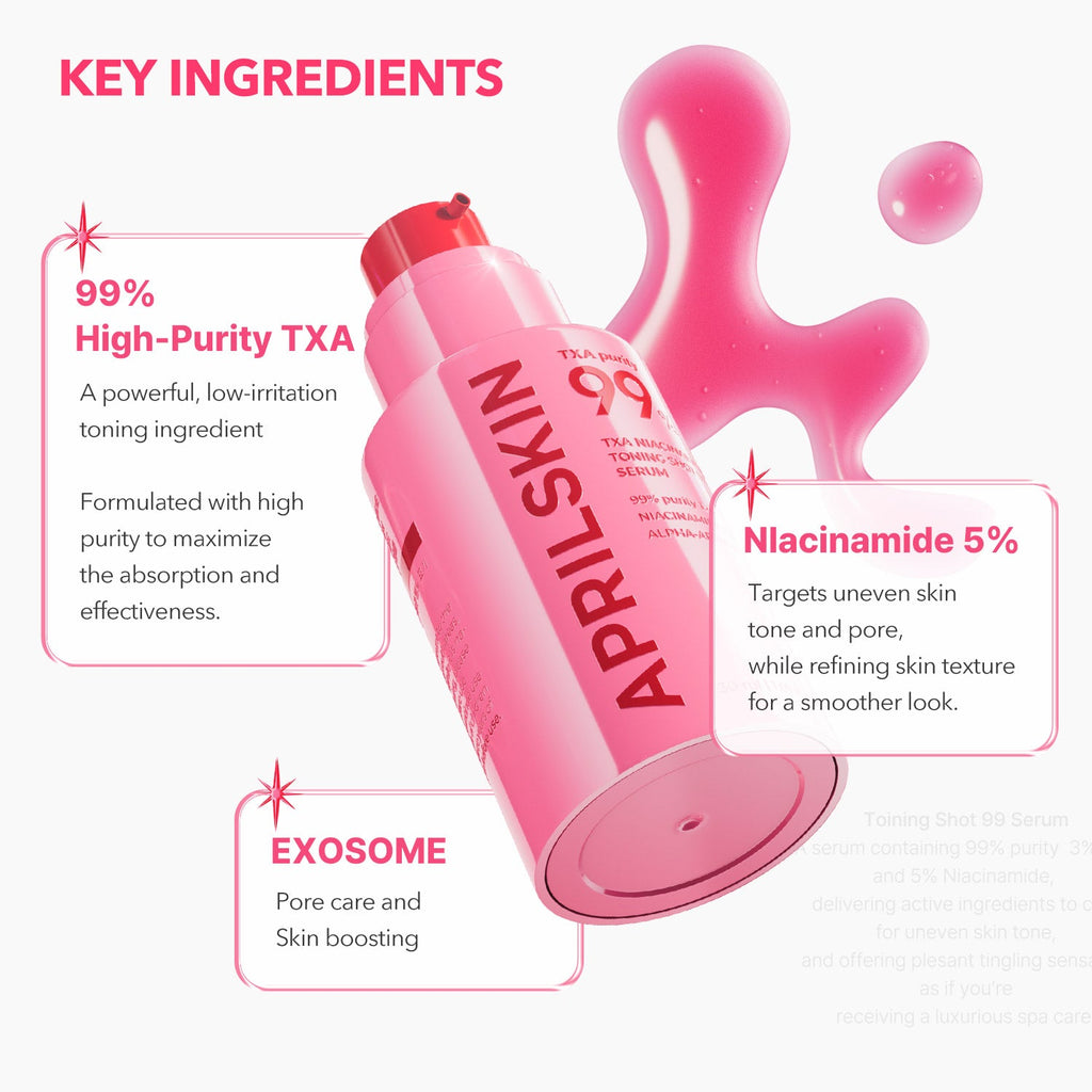 APRILSKIN TXA Niacinamide Toning Shot 99 Serum 30 ml - product presentation 3
