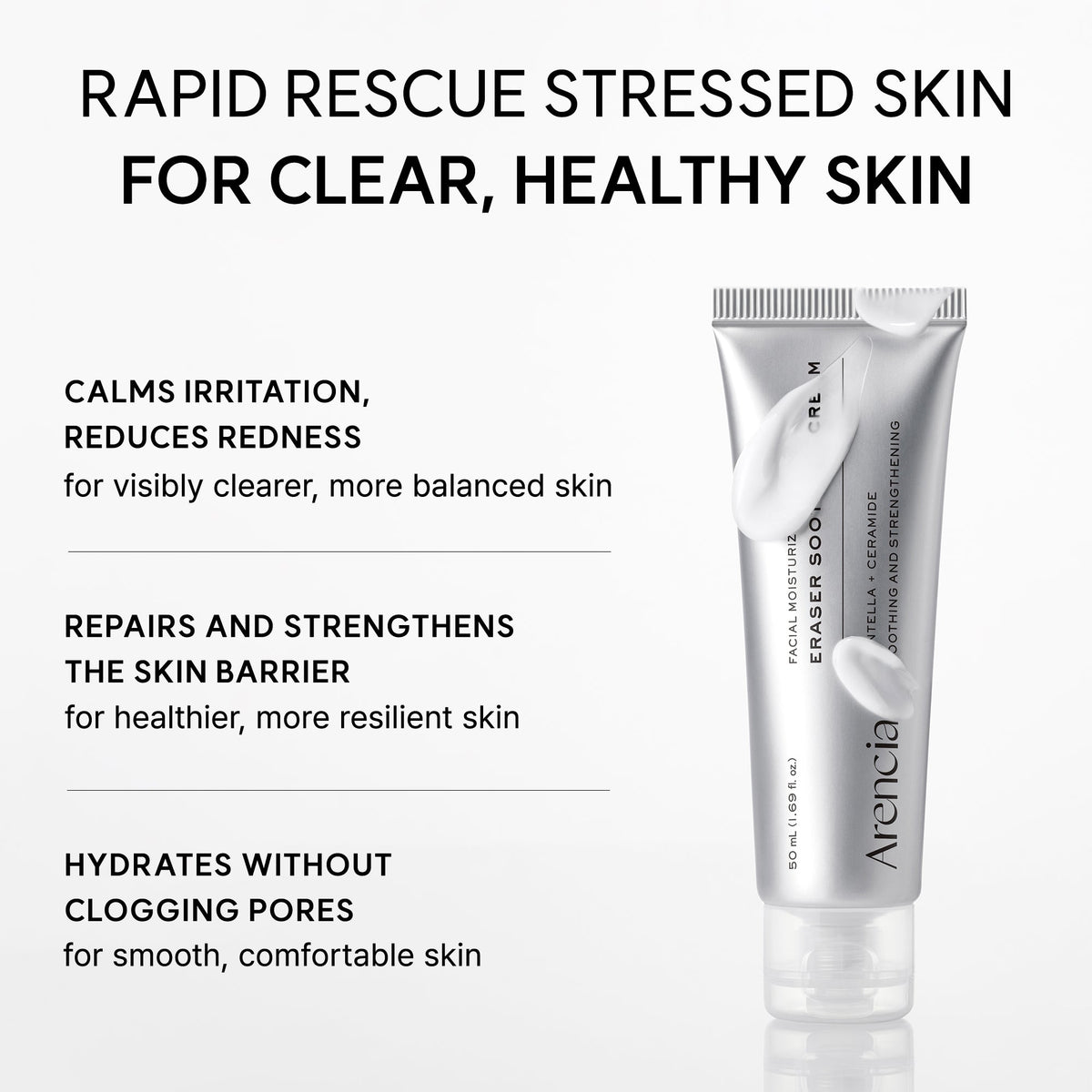 Arencia Eraser Soothing Cream 50 ml - official product guide