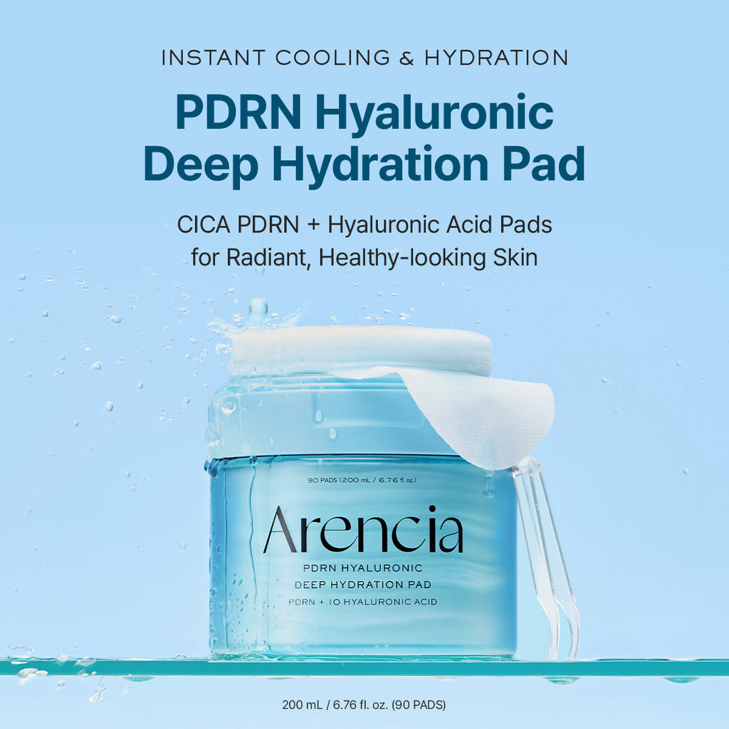 Arencia PDRN Hyaluronic Deep Hydration Pads 90 pads / 200 ml - official product details