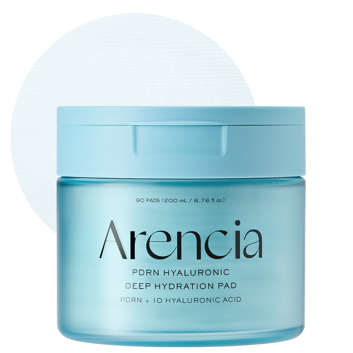 Arencia PDRN Hyaluronic Deep Hydration Pads 90 pads / 200 ml - front product view