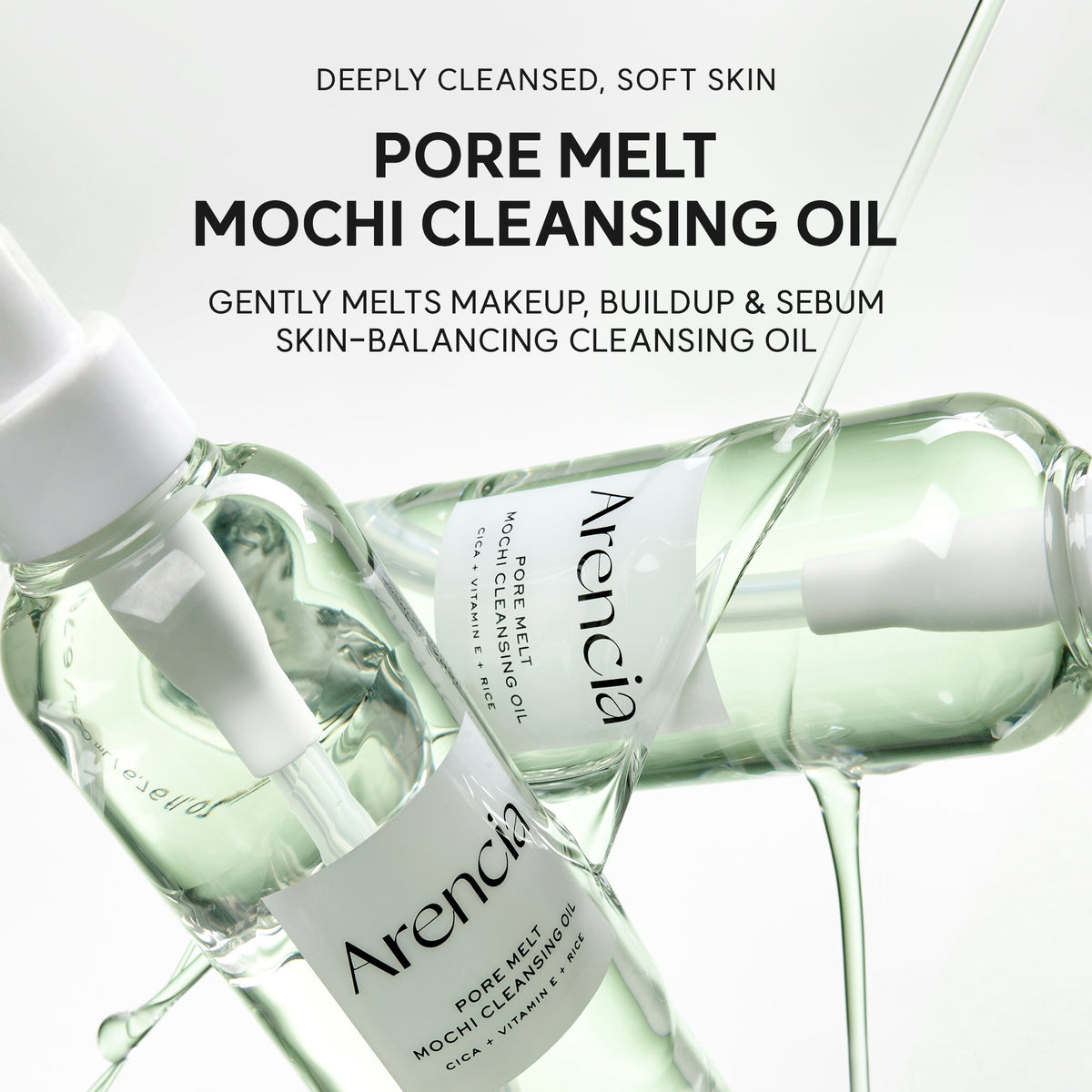 Arencia Pore Melt Mochi Cleansing Oil 200 ml - official product details