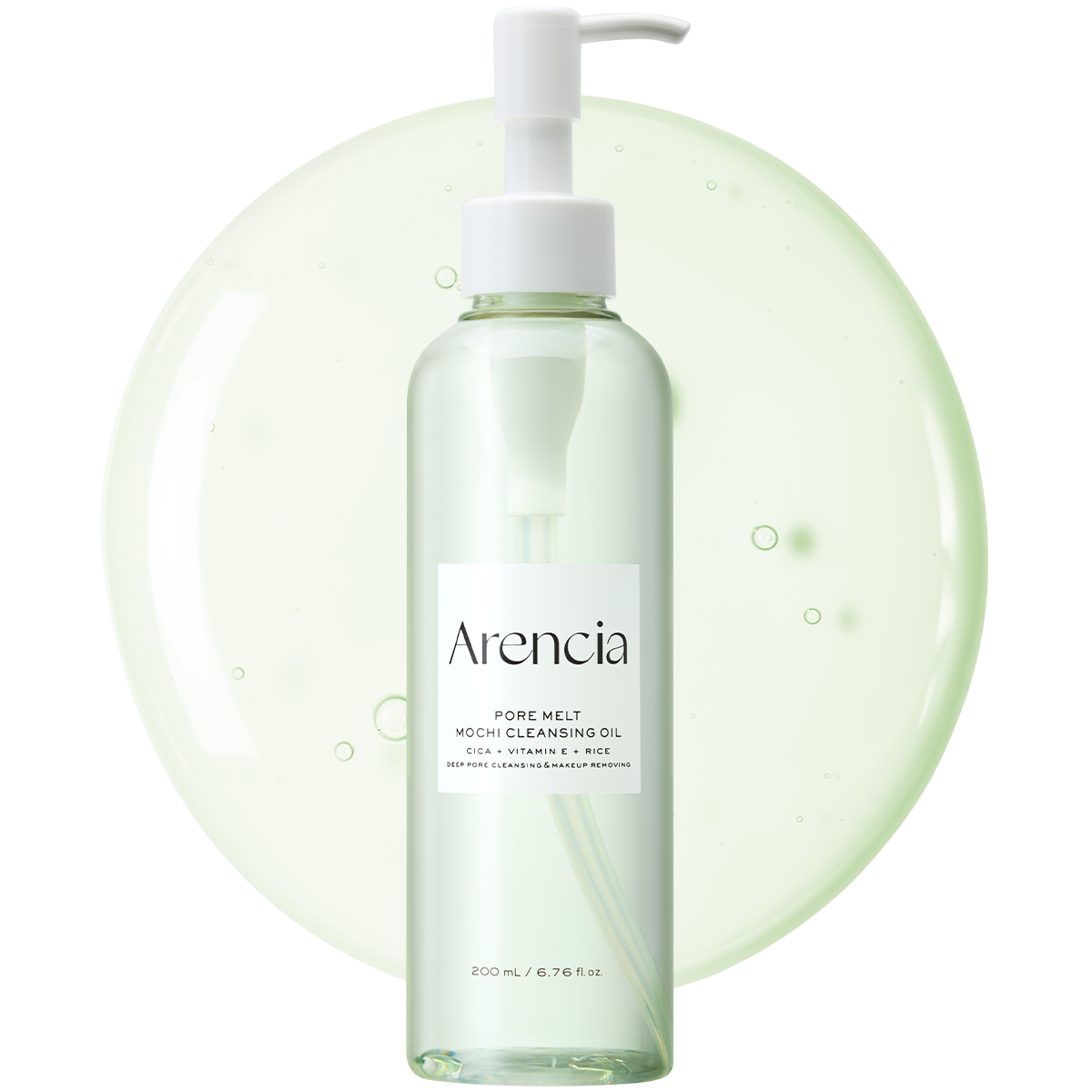 Arencia Pore Melt Mochi Cleansing Oil 200 ml - front product view