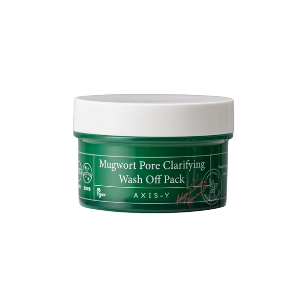 AXIS-Y Mugwort Pore Clarifying Wash Off Pack 100 ml - product packshot on a white background