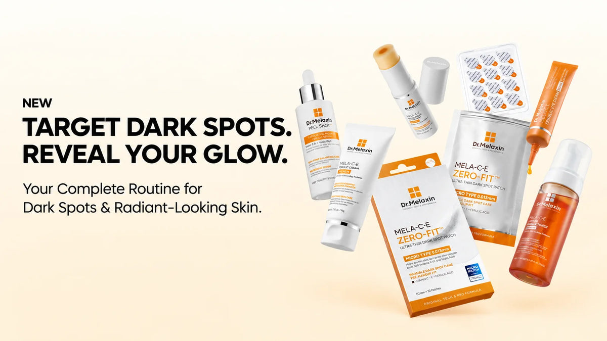 Dr. Melaxin Mela CE routine for the appearance of dark spots and uneven tone