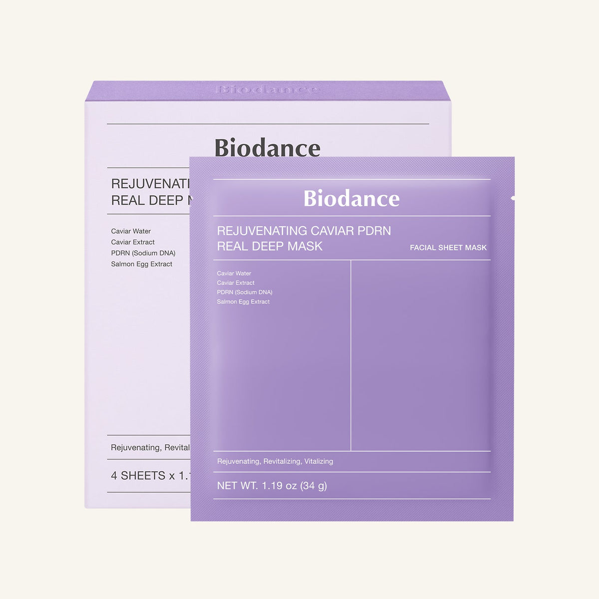 Biodance Rejuvenating Caviar PDRN Real Deep Mask — official product image