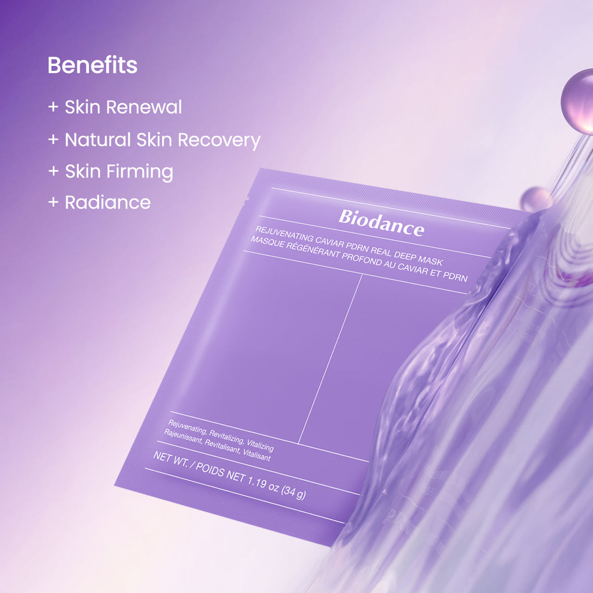 Biodance Rejuvenating Caviar PDRN Real Deep Mask — official product gallery image 4