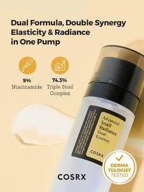 COSRX Advanced Snail Radiance Dual Essence - 80ml — official product gallery image 2