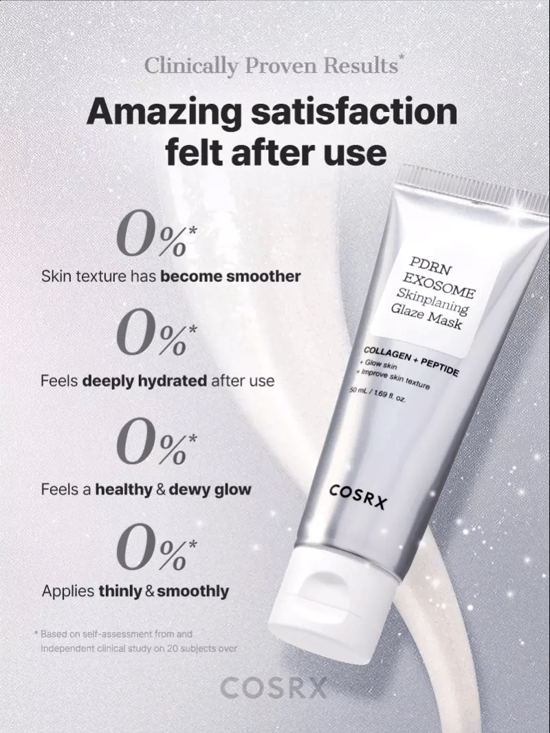 COSRX PDRN Exosome Skin Plaining Glaze Mask - 50ml — official product gallery image 4
