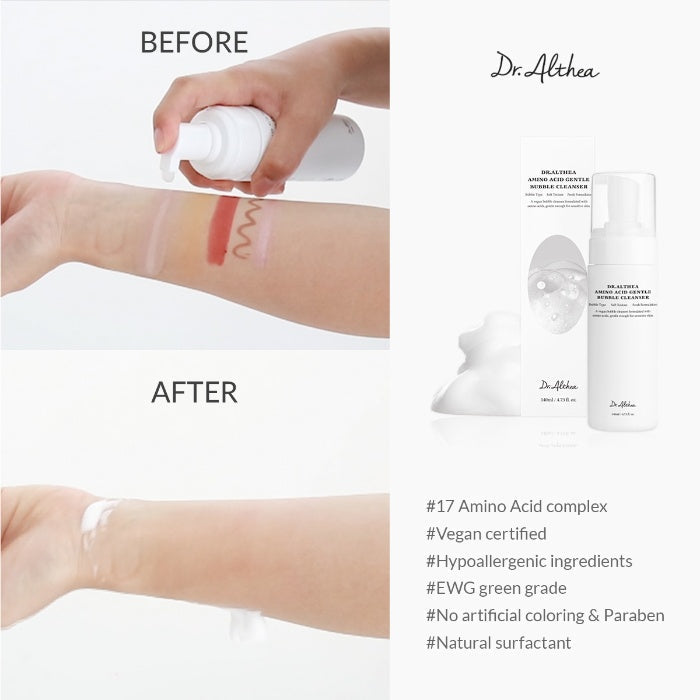 Dr.Althea Amino Acid Gentle Bubble Cleanser - 140ml — official product gallery image 2