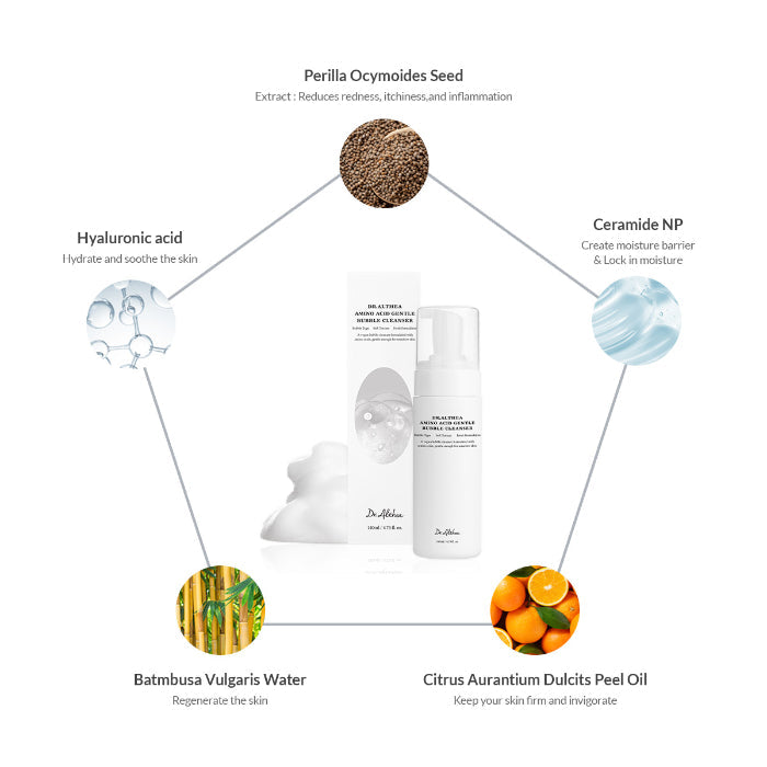 Dr.Althea Amino Acid Gentle Bubble Cleanser - 140ml — official product gallery image 5