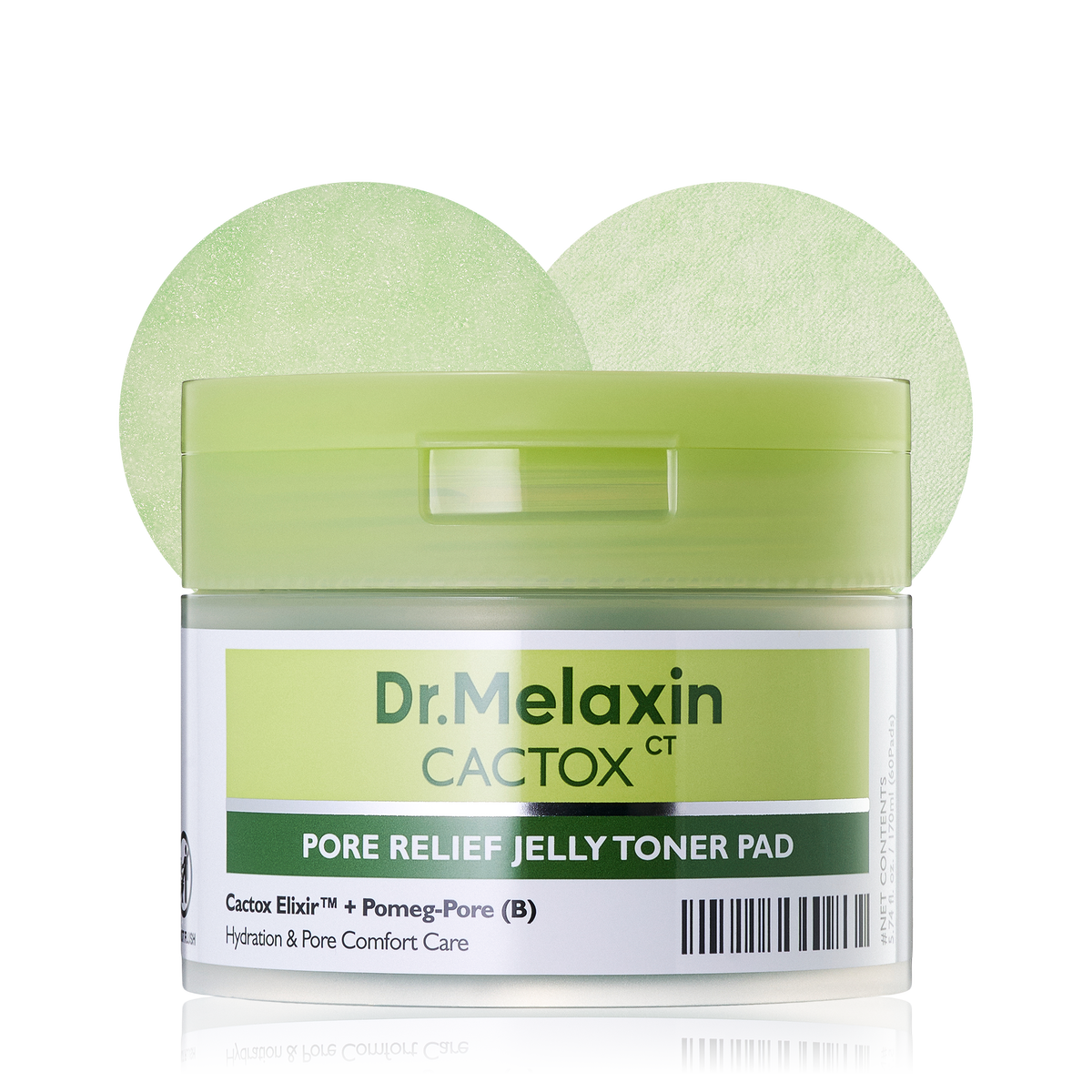 Dr. Melaxin Cactox Pore Relief Jelly Toner Pad — official product image
