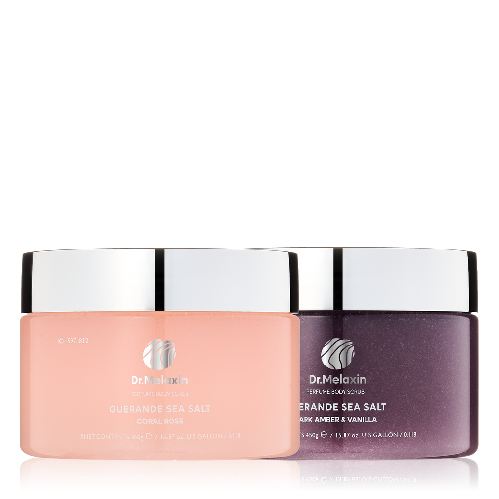 Dr. Melaxin Guerande Sea Salt Perfume Body Scrub — official product image